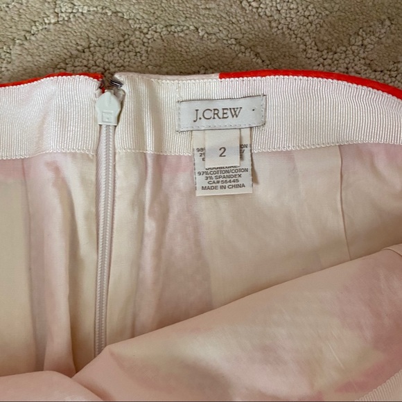 J. Crew Apple Print Skirt - Picture 3 of 4